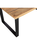 Mangohouten Eettafel Cleveland Rechthoek 220x100 cm Mahom