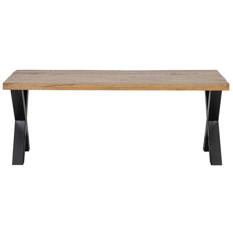 Mangohouten Eettafel Columbus Rechthoek 160x90 cm (6cm) Mahom