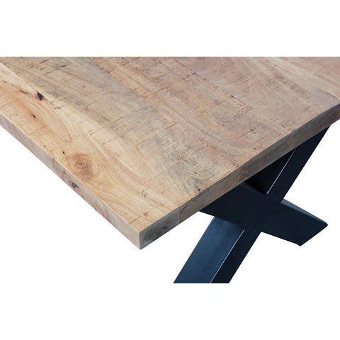 Mangohouten Eettafel Columbus Rechthoek 260x100 cm Mahom