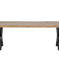 Mangohouten Eettafel Columbus Rechthoek 260x100 cm Mahom