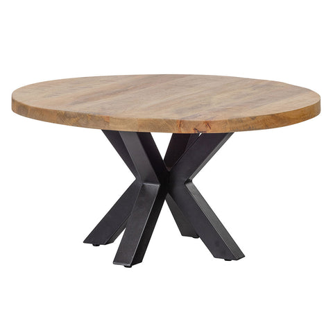 Mangohouten Eettafel Madison Rond 120 cm Mahom