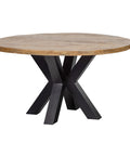 Mangohouten Eettafel Madison Rond 150 cm Mahom