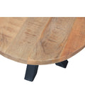 Mangohouten Eettafel Madison Rond 130 cm Mahom