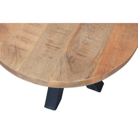 Mangohouten Eettafel Madison Rond 130 cm Mahom