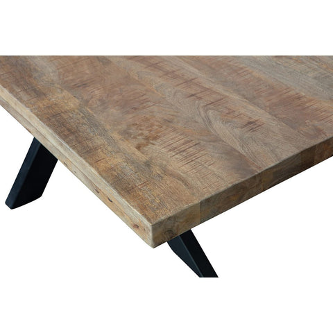 Mangohouten Eettafel Memphis Rechthoek 140x90 cm Mahom