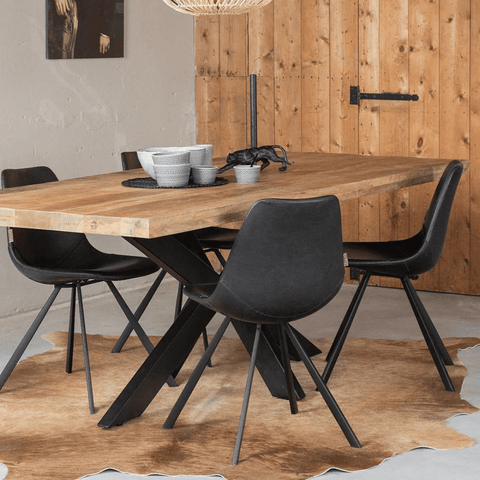 Mango wood dining table Memphis Rectangle 240x100 cm Mahom