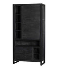 Mangohouten Kast Stockton Black 100 cm Mahom