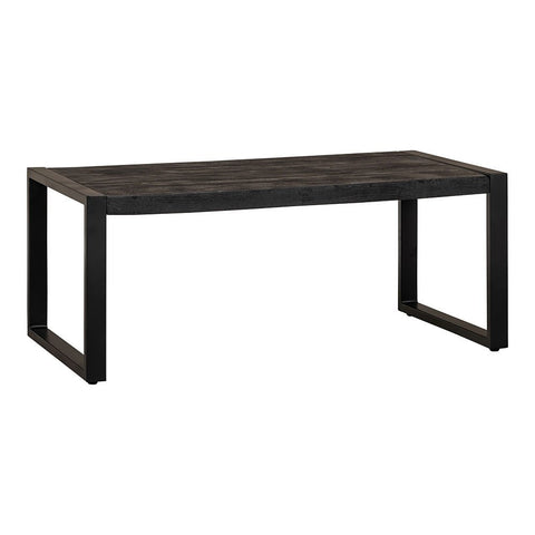 Mangohouten Salontafel Atlanta Black 110 cm Mahom