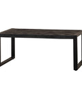 Mangohouten Salontafel Atlanta Black 110 cm Mahom
