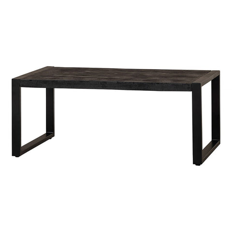 Mangohouten Salontafel Atlanta Black 110 cm Mahom