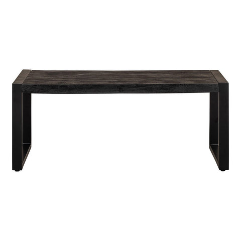 Mangohouten Salontafel Atlanta Black 110 cm Mahom