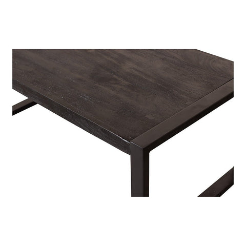 Mangohouten Salontafel Atlanta Black 110 cm Mahom