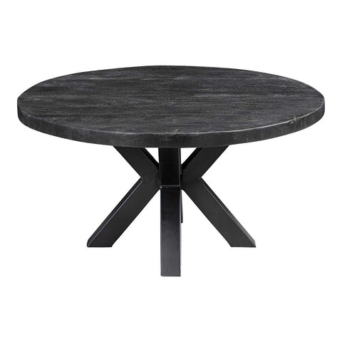 Mangohouten Salontafel Glendale Black 90 cm Mahom