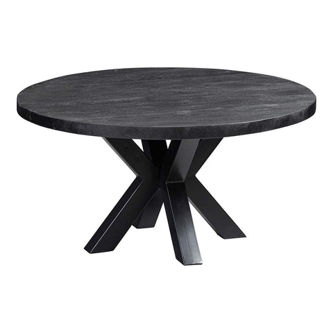 Mangohouten Salontafel Glendale Black 90 cm Mahom