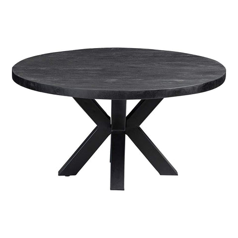 Mangohouten Salontafel Glendale Black 90 cm Mahom