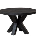 Mangohouten Salontafel Glendale Black 70 cm Mahom