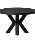 Mangohouten Salontafel Glendale Black 70 cm Mahom