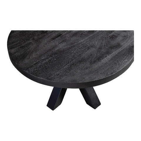 Mangohouten Salontafel Glendale Black 90 cm Mahom