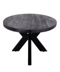 Mangohouten Salontafel Mesa Black Ovaal Mahom