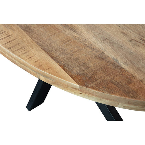 Mangohouten Eettafel Tulsa Ovaal 210×100 cm Mahom