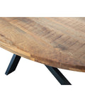 Mangohouten Eettafel Tulsa Ovaal 220×110 cm Mahom