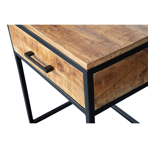 Mango wood coffee table San Diego 1 drawer Mahom