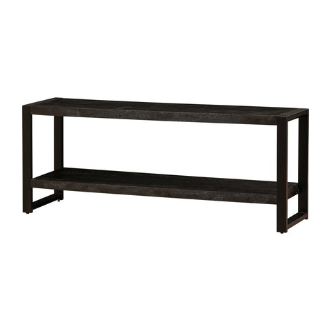 Mango Wood TV Furniture Montana Black 150 cm Mahom