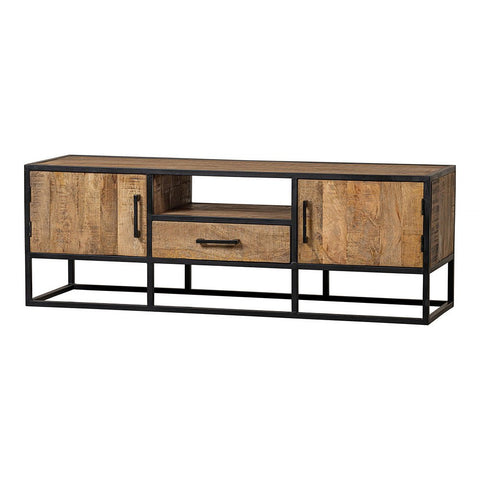 Mango wood TV unit San Antonio 210 cm Mahom