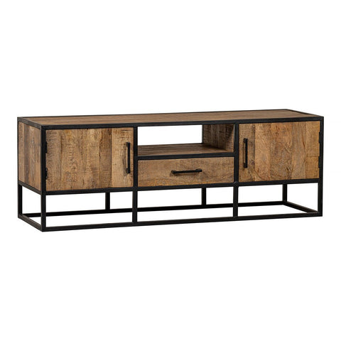 Mango wood TV unit San Antonio 210 cm Mahom