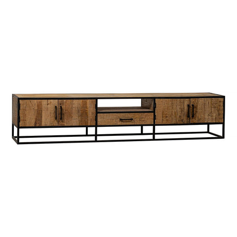 Mango wood TV unit San Antonio 240 cm Mahom