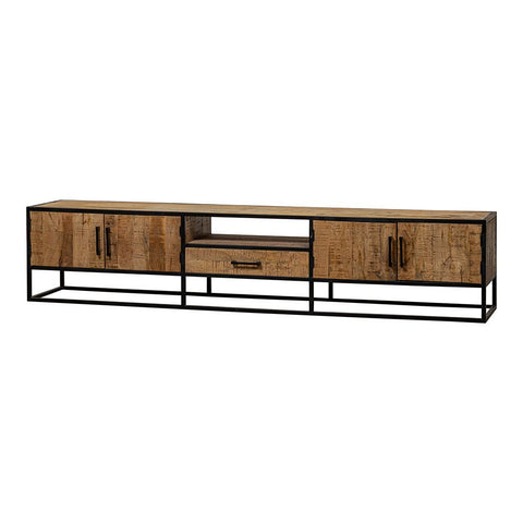 Mango wood TV unit San Antonio 240 cm Mahom