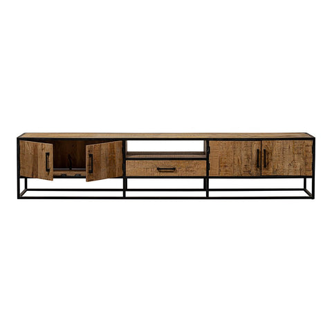 Mango wood TV unit San Antonio 240 cm Mahom