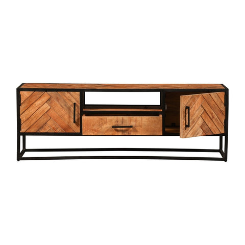 Mango wood TV furniture Toronto 145 cm Mahom