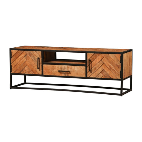 Mango wood TV furniture Toronto 145 cm Mahom