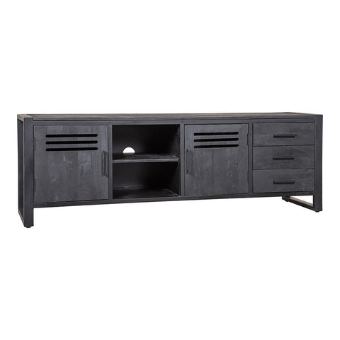 Mangohouten TV Meubel Henderson Black 180 cm Mahom