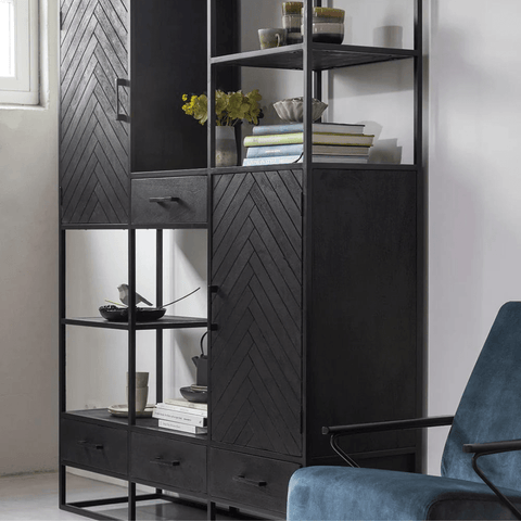 Mango Wood Shelving Unit Sienna XXL Mahom