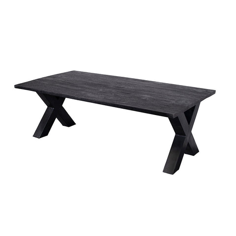 Mangohouten Salontafel Orlando Black 130 cm Mahom