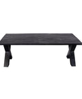 Mangohouten Salontafel Orlando Black 130 cm Mahom