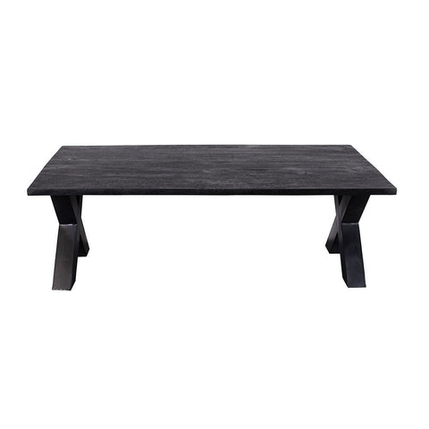 Mangohouten Salontafel Orlando Black 130 cm Mahom