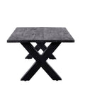 Mangohouten Salontafel Orlando Black 130 cm Mahom