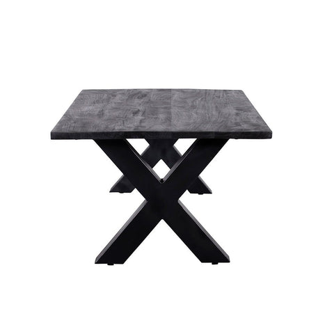 Mangohouten Salontafel Orlando Black 130 cm Mahom