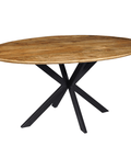 Mangohouten Eettafel Bologna Ovaal 240x110 cm Mahom