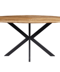 Mangohouten Eettafel Bologna Ovaal 260x120 cm Mahom