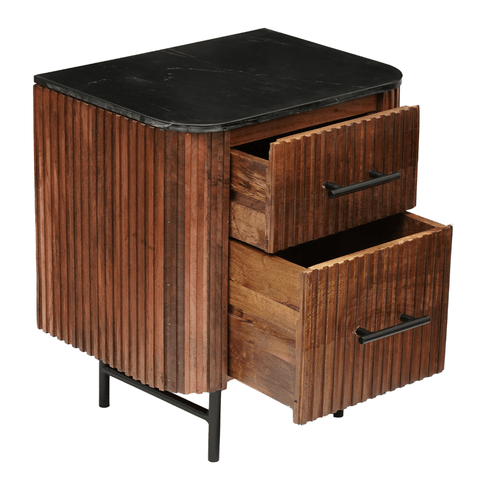 Mango Wood Side Furniture Austin 50 cm Mahom