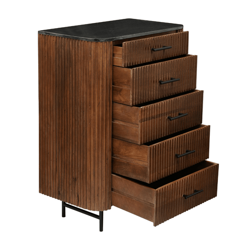 Mango Wood Side Furniture Austin 75 cm Mahom