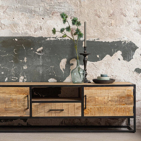 Mangohouten TV Meubel San Antonio 210 cm Mahom