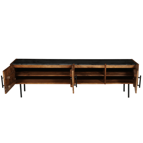 Mango wood TV unit Tucson 170 cm Mahom