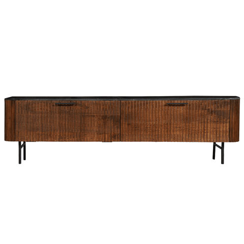 Mango wood TV furniture Austin 180cm Mahom