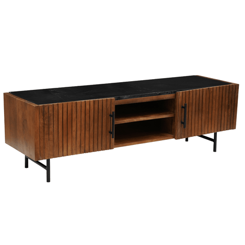 Mango wood TV unit Tucson 140 cm Mahom