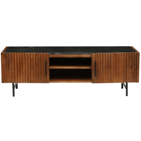 Mango wood TV unit Tucson 140 cm Mahom